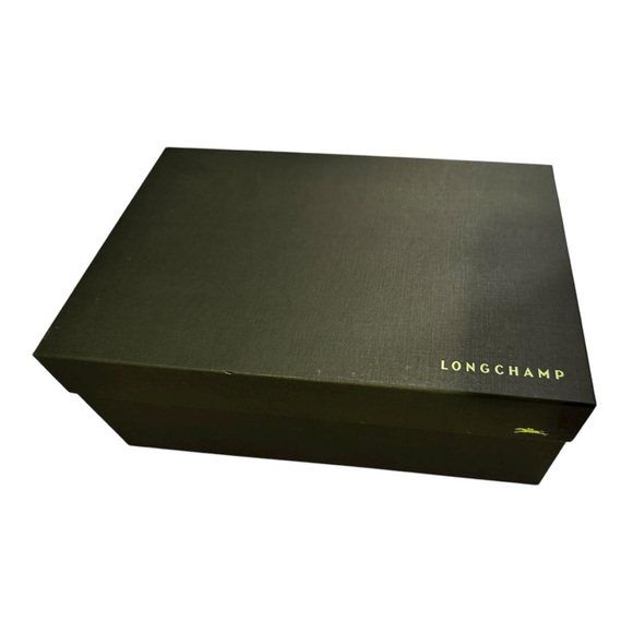 Longchamp Other - Longchamp Designer Shoe Box + Dust Bag | Dark Green Storage Box | 12x8x4.5”